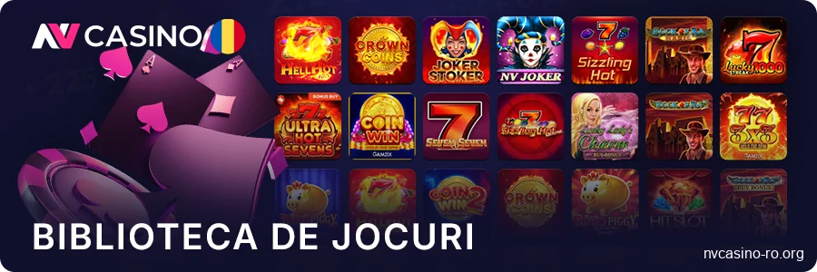 O gamă largă de jocuri la NV Casino – top 5 cele mai bune
